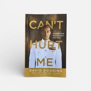 Can't Hurt Me by David Goggins - Black and Gold Cover